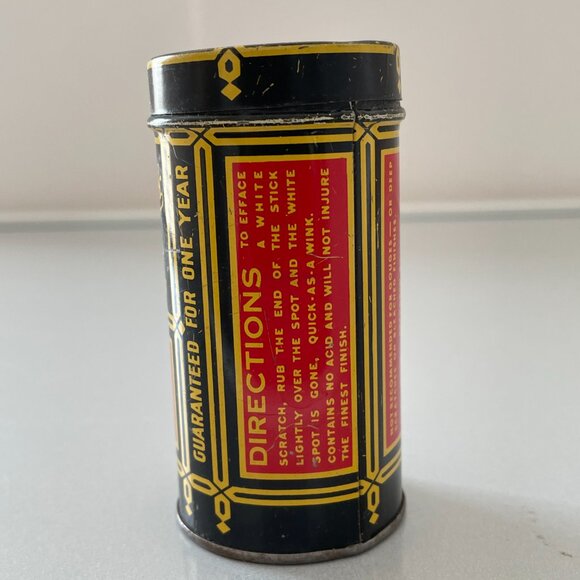 Zenith Tibet Almond Stick Tin with Unused Stick Circa 1950 - Picture 3 of 8